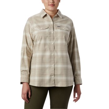 Dámské Košile Columbia Silver Ridge Long Sleeve Flannel Top Plus Size Viacfarebný IGLWYO495